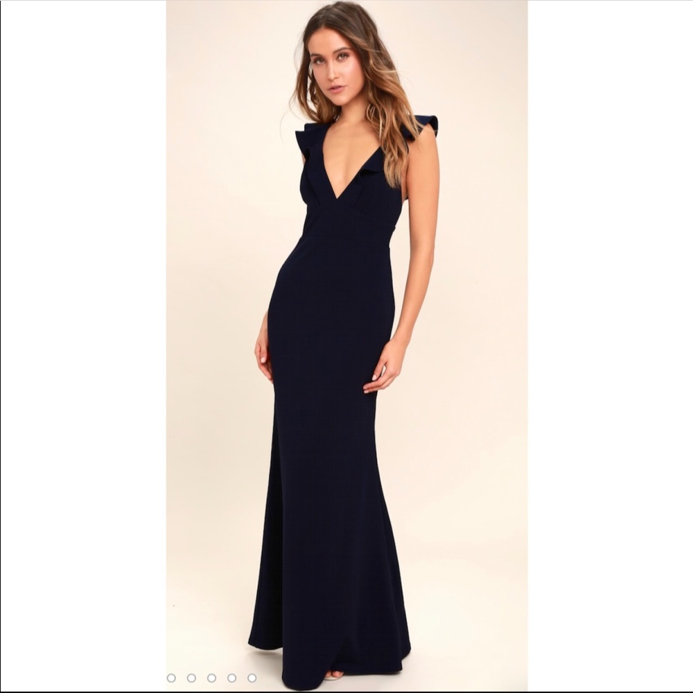 Lulu’s Navy Bridesmaid Dress